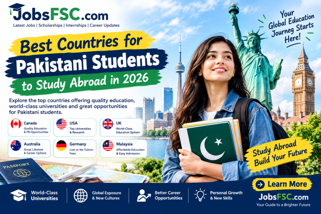 Best Countries for Pakistani Students to Study Abroad in 2026