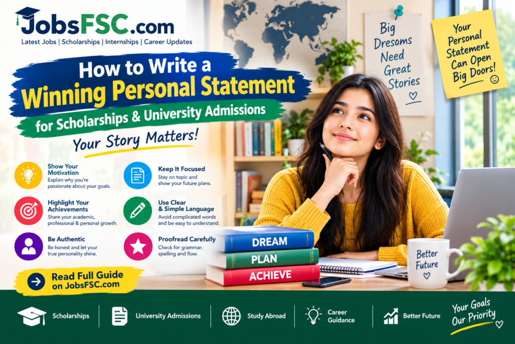 How to Write a Winning Personal Statement for Scholarships & University Admissions