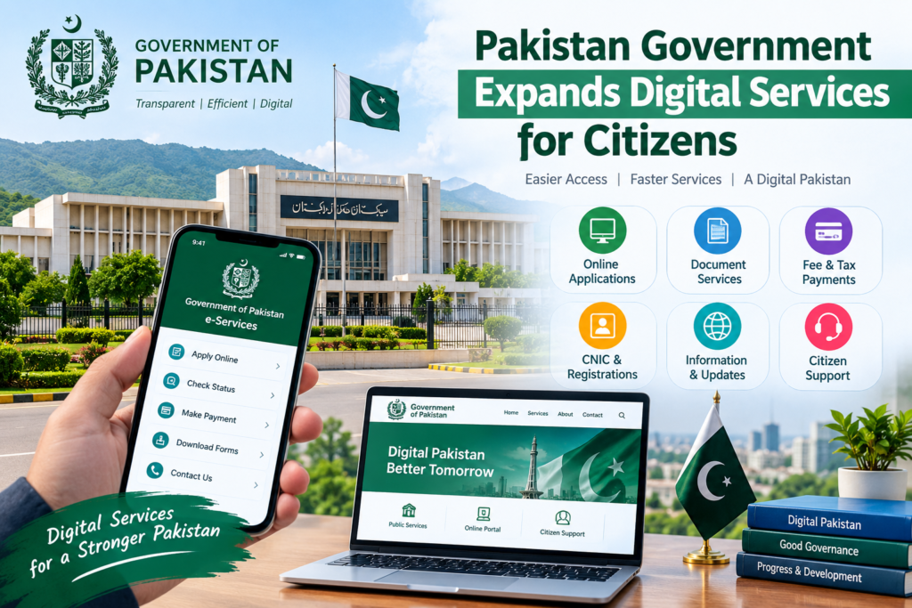 Pakistan Government Expands Digital Services for Citizens